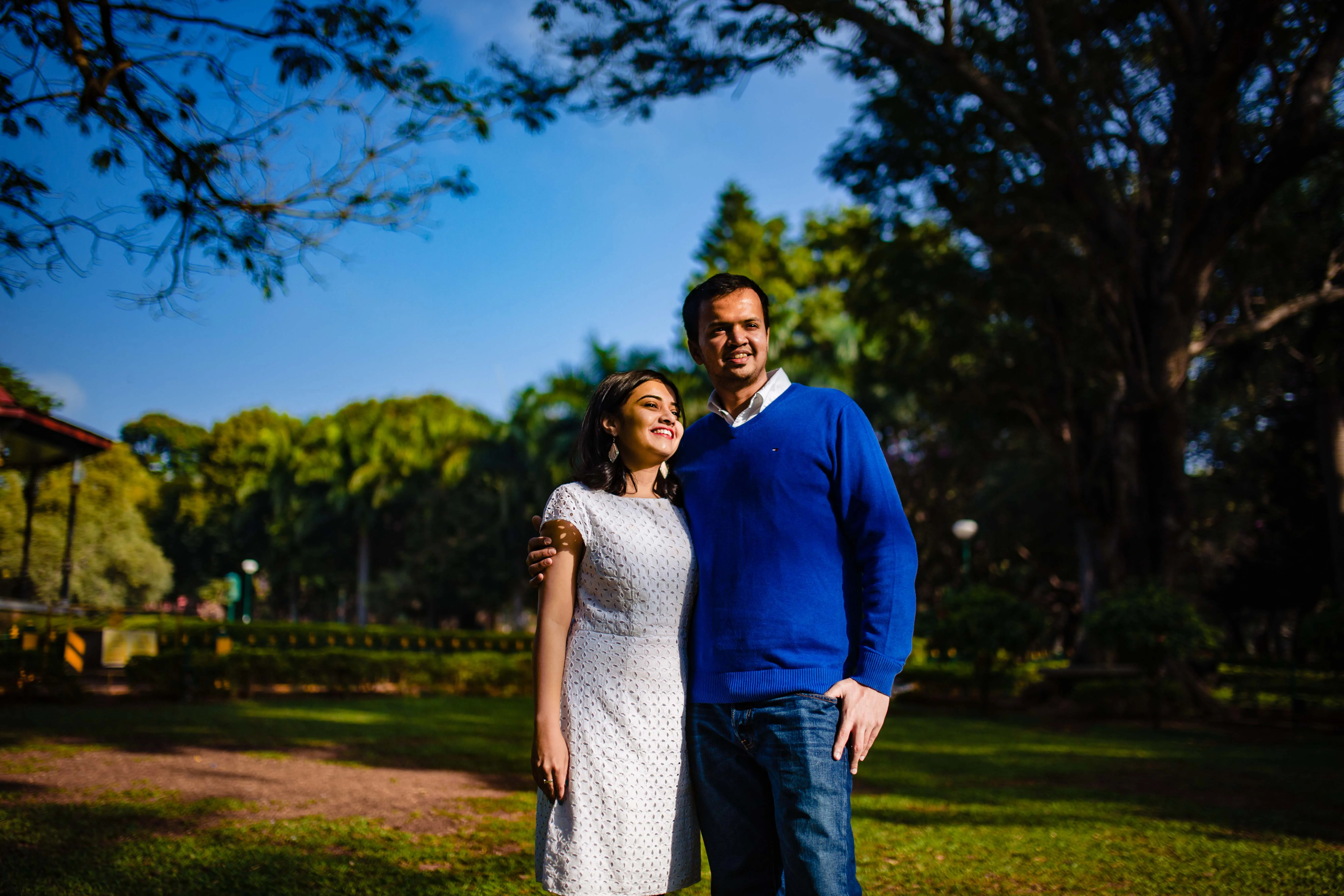 Nature themed pre wedding shoot